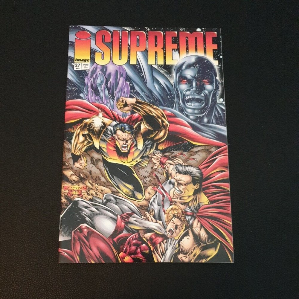Image Comics Supreme Apr 1995 27 Book Collector Carlson Bennett Rapmund Lumm